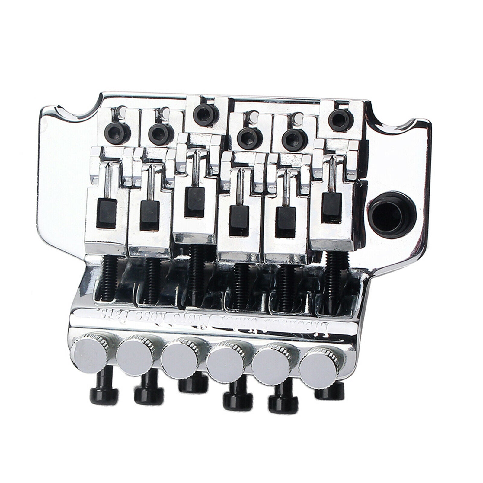 6 Saddle Double Tremolo Bridge for Electric Guitar Accessories Chrome