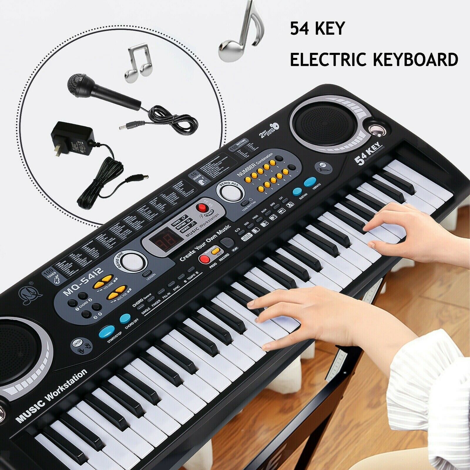 54 Keys Digital Music Electronic Keyboard Keyboard Electric Piano Instrument