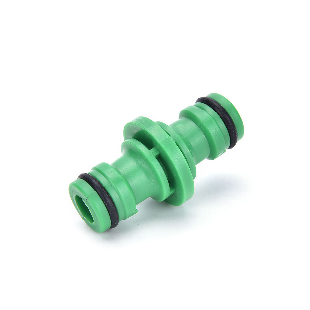 2Way Water Hose Pipe Tube Plumbing Connector Coupler Joiner Plastic Gardening DD