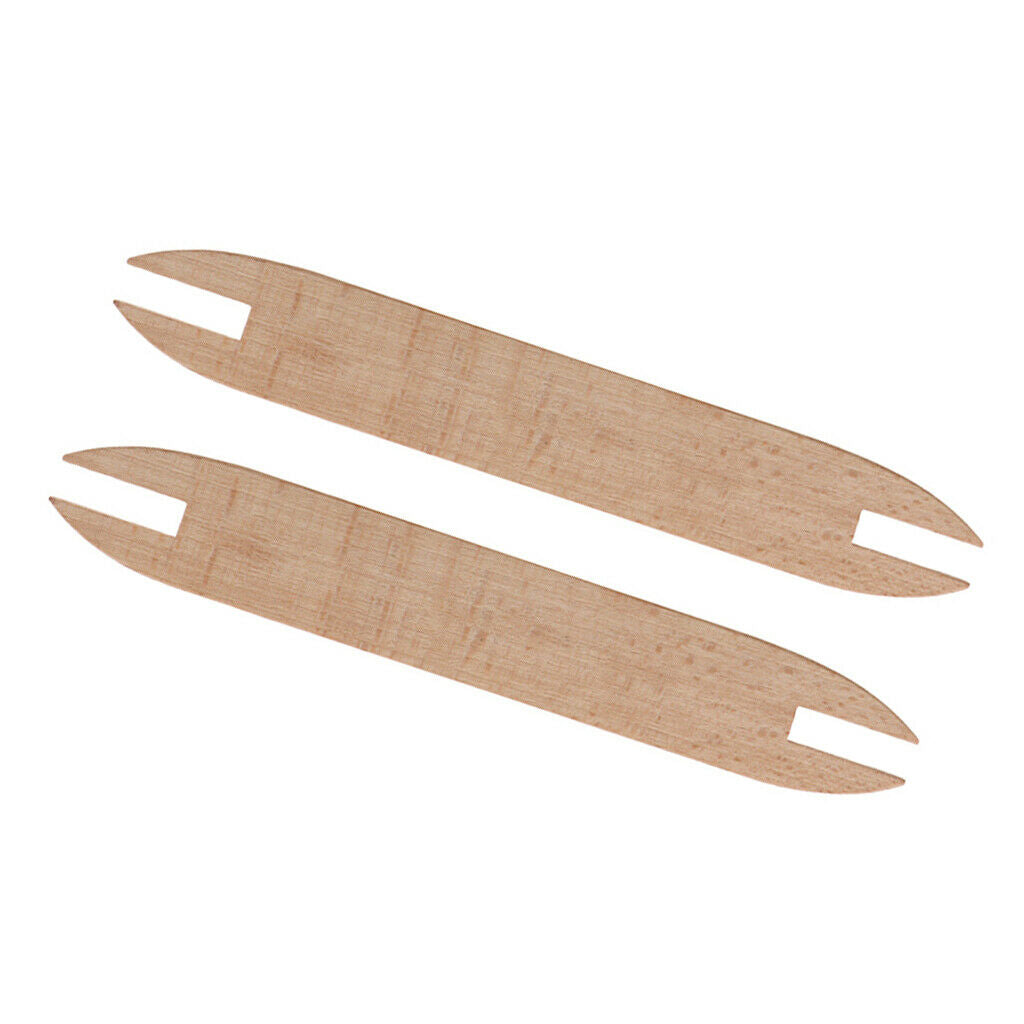Well Sanded Wooden Shuttle Sticks For 6.1in (155mm) Handcrafts Supply Parts