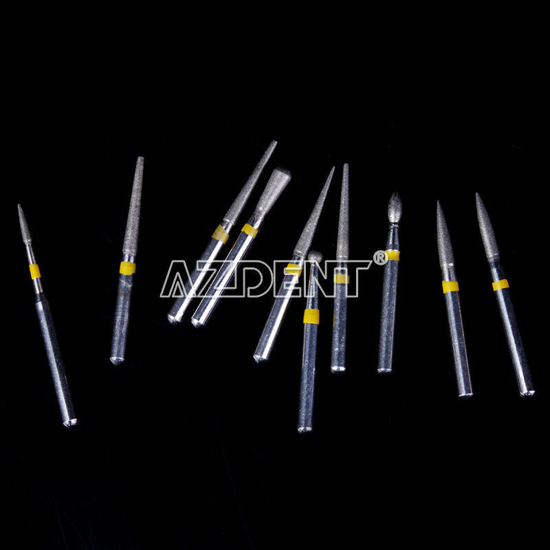 50kits Dental Turbine Diamond FG Burs Creamics/Composite Polishing FG-105 AZDENT
