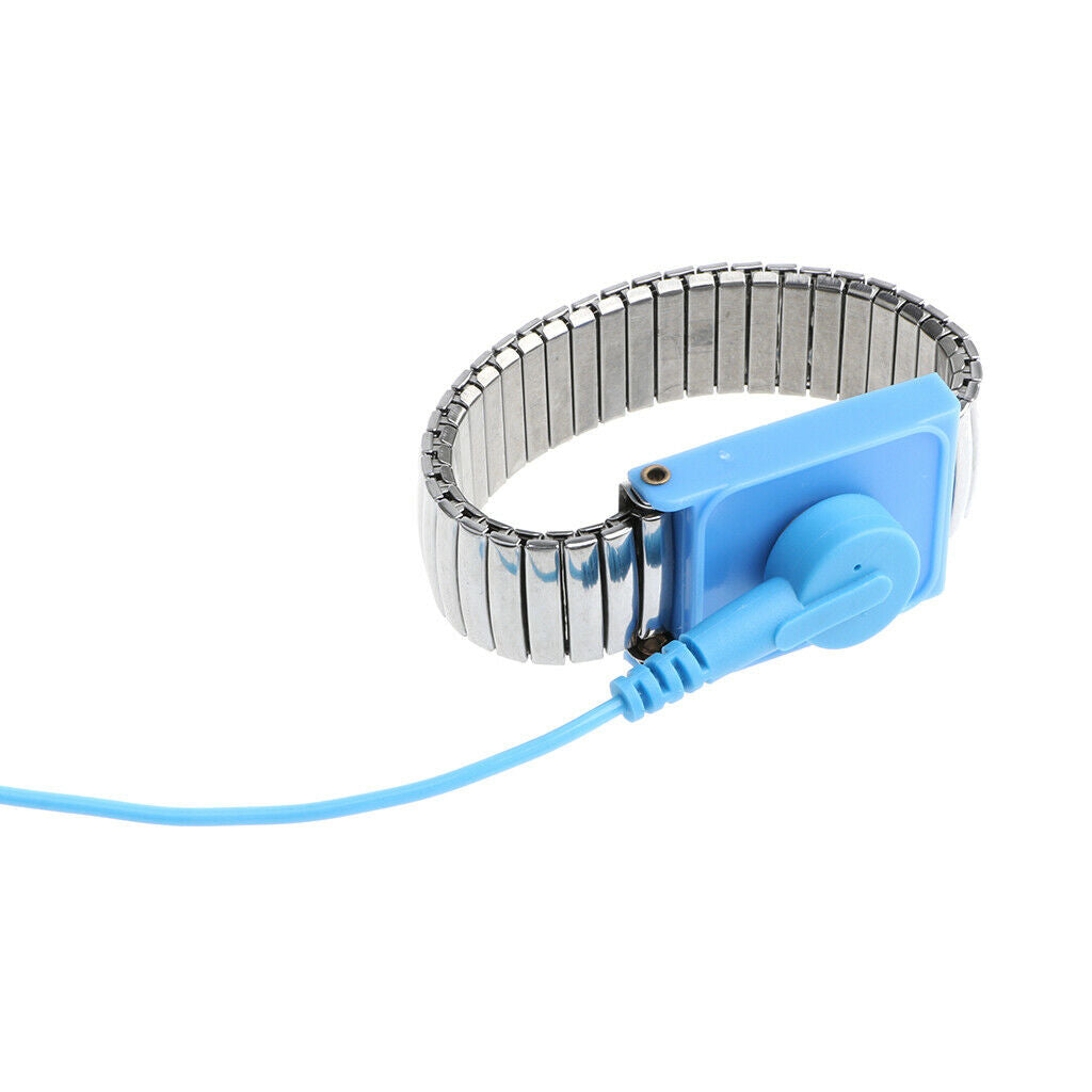 Anti-Static Wrist Strap Band Equipped with Grounding Wire and Alligator Clip