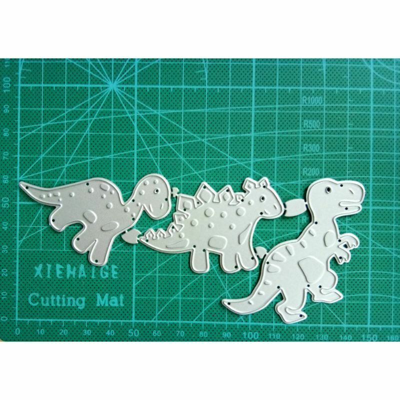 Dinosaur Metal Cutting Dies Stencil DIY Scrapbooking Embossing Album Paper Card