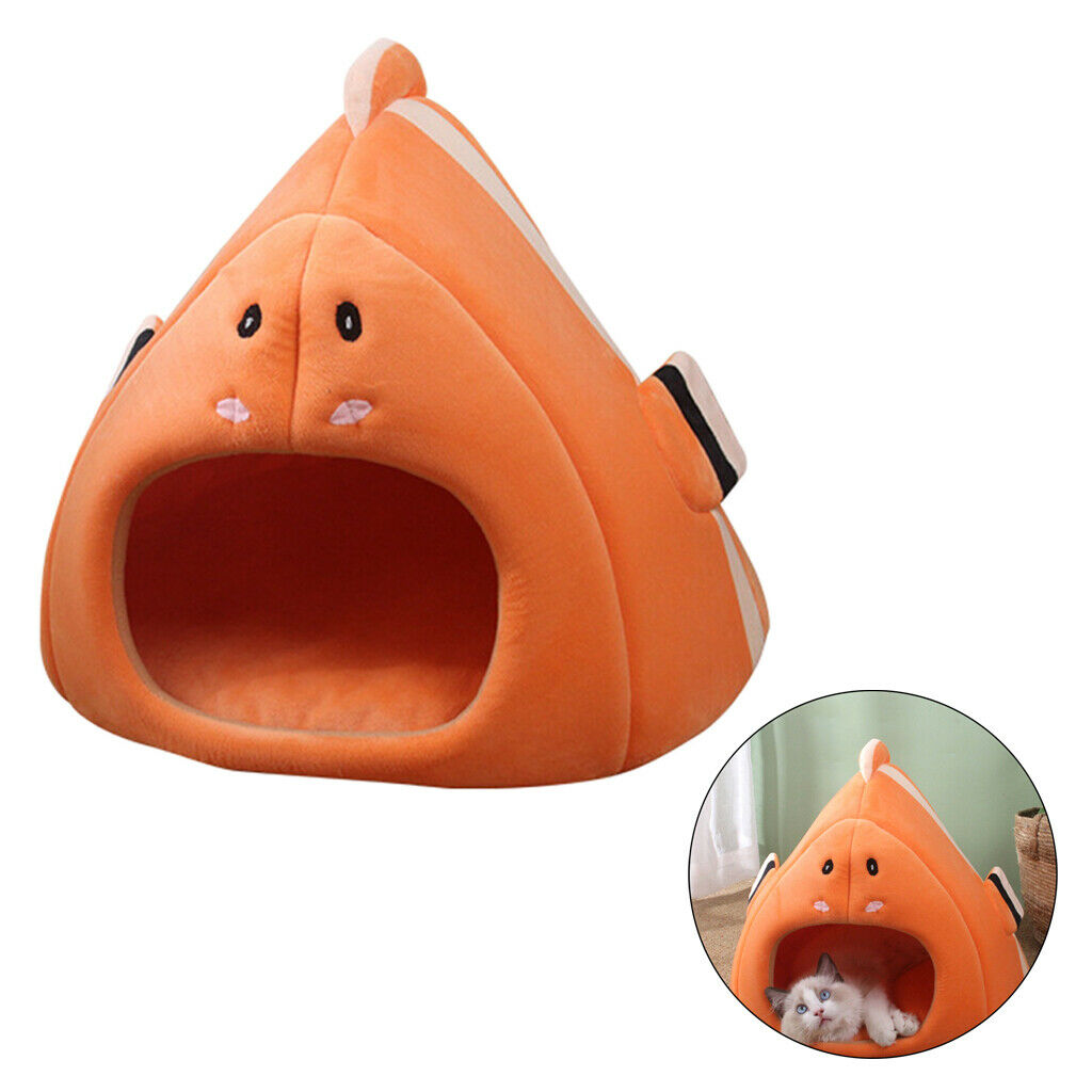 Pet Cave Bed Anti-Slip Nest Cave Small for Indoor Small Medium Dog Cat