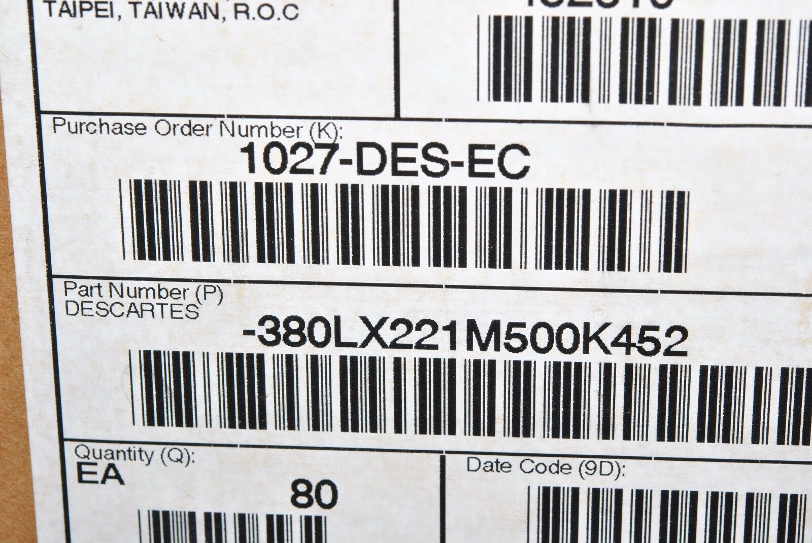 1pcs - CDE 220uF (220µF) 500V 380LX Snap-In Electrolytic Capacitor