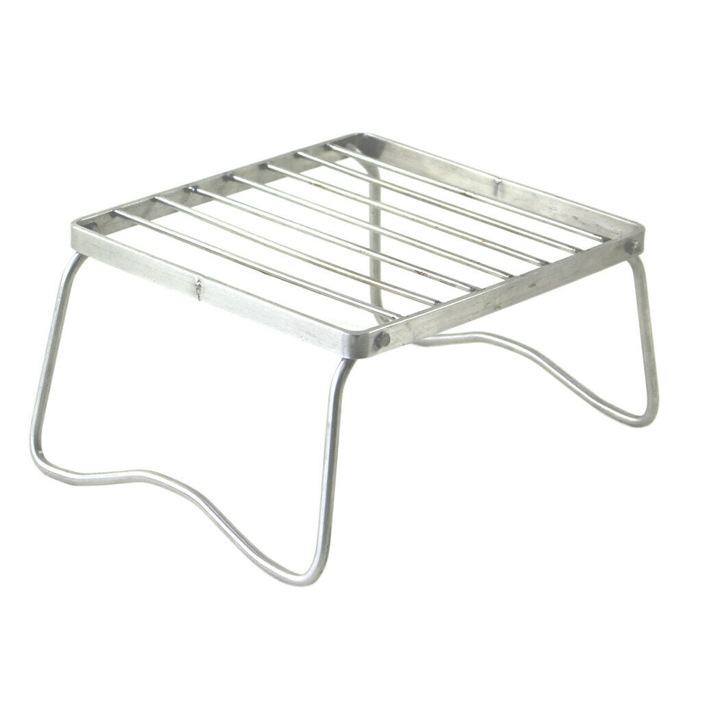 2X Outdoor Camping Portable Foldable Burner Stove Stand Bracket Holder BBQ Grill