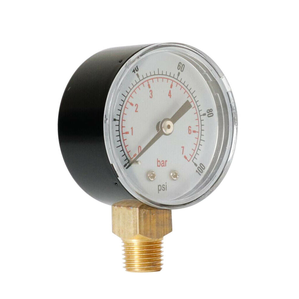 TS-Y508-100psi Y50 Radial Pressure Gauge 0-100psi 0-7bar