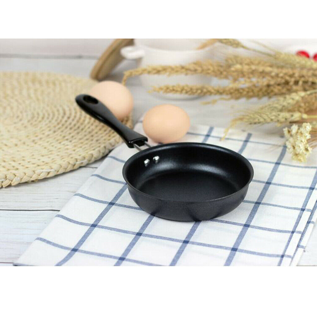 1 Set Mini Nonstick Egg Pan & Spatula Mini Frying Pan Iron Skillet Kitchen