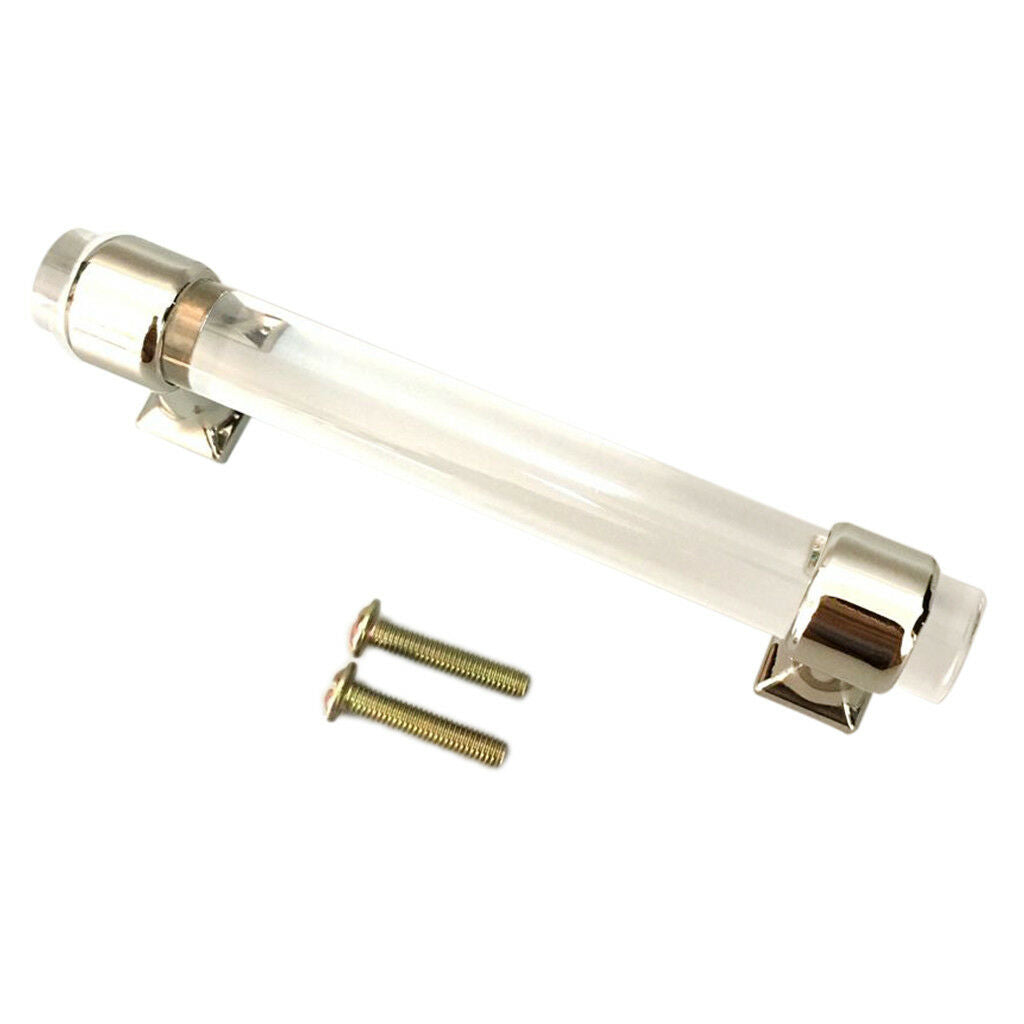2Pcs 120mm Acrylic Door Pull Knob Drawer Cabinet Cupboard Handle Hardware