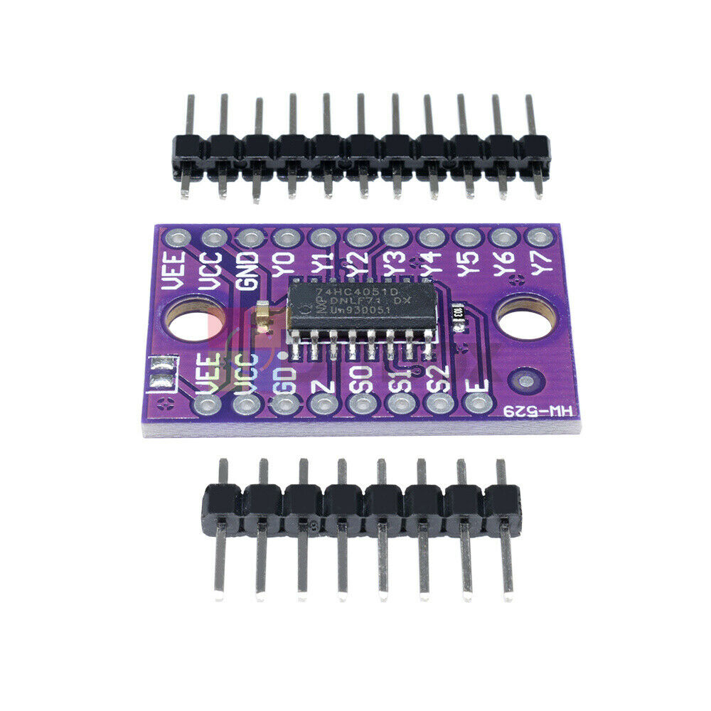 74HC4051 8CH-Mux Analog Multiplexer Demultiplexer Module Switch for Raspberry Pi