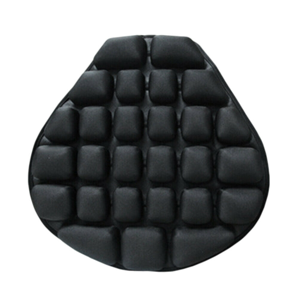 Non-slip Inflatable Motorcycle Seat Cushion Mattress with Fixing Straps