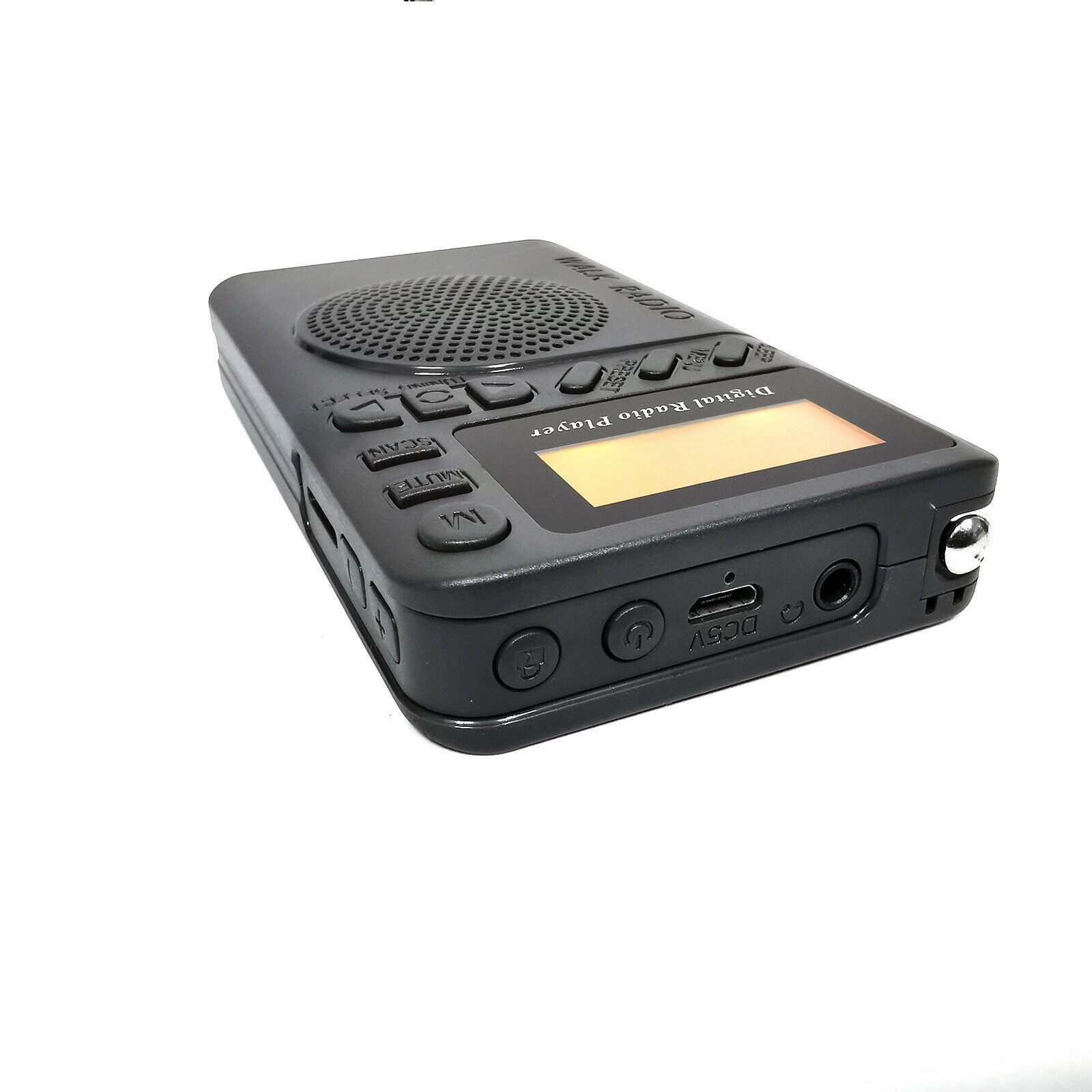 Portable Black Pocket Digital DAB/ DAB+ FM Radio Speaker MP3 Play Rechargable