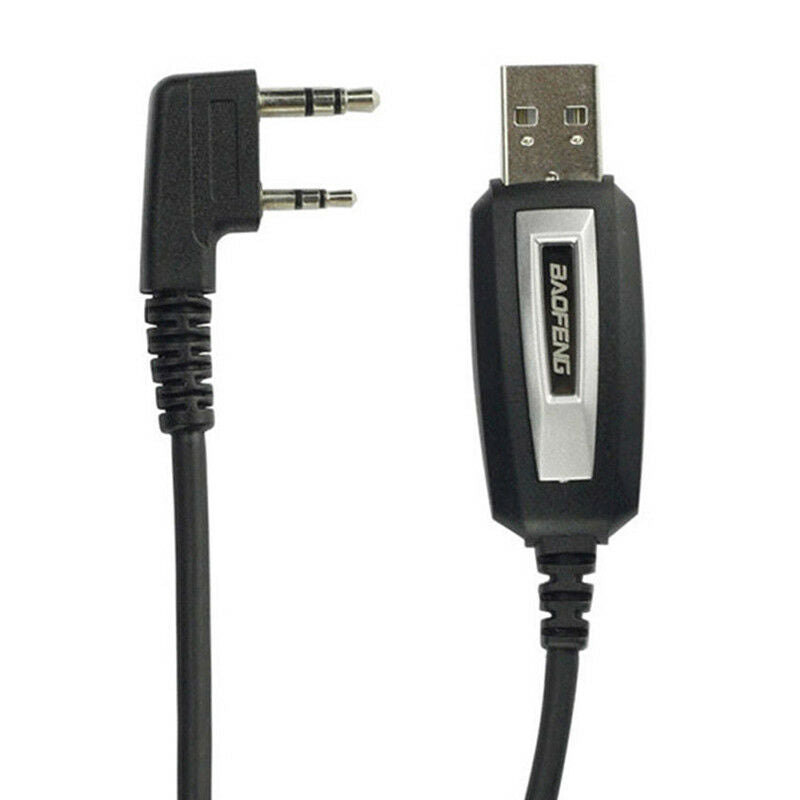 USB 2 Pins Programing Cable Program Software CD for Baofeng UV-5R BF-888SRadioDD