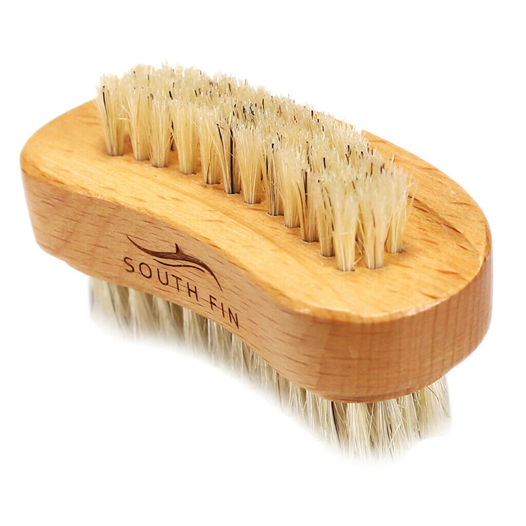 Natural Wood Finger Nail Brush Scrub Fingernail Scrubbing Cleaning Nailbrush