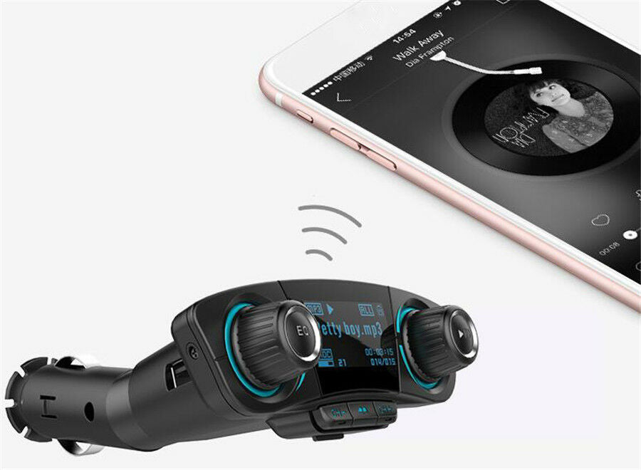 Car Bluetooth MP3 Player/ Charger /U-disk Memory Card Cigarette Lighter Connect