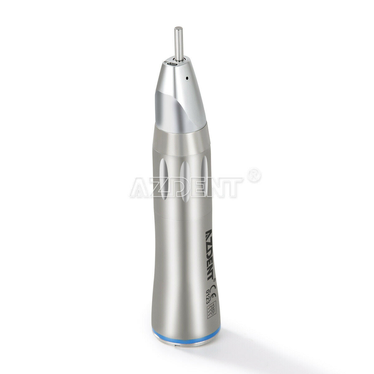 2X AZDENT Dental 1:1 Optic Fiber inner water Low Speed Straight Nose Handpiece