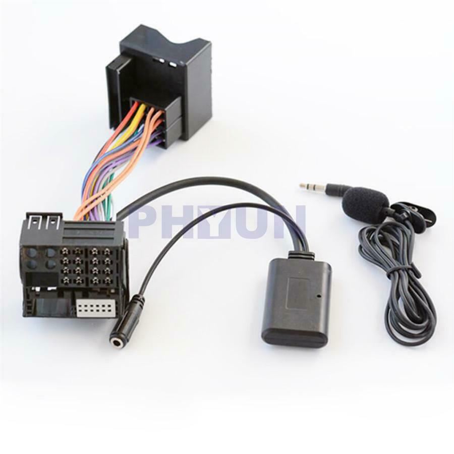 Car Radio Bluetooth Adapter Cable Microphone Handsfree Kit For Peugeot Citroen