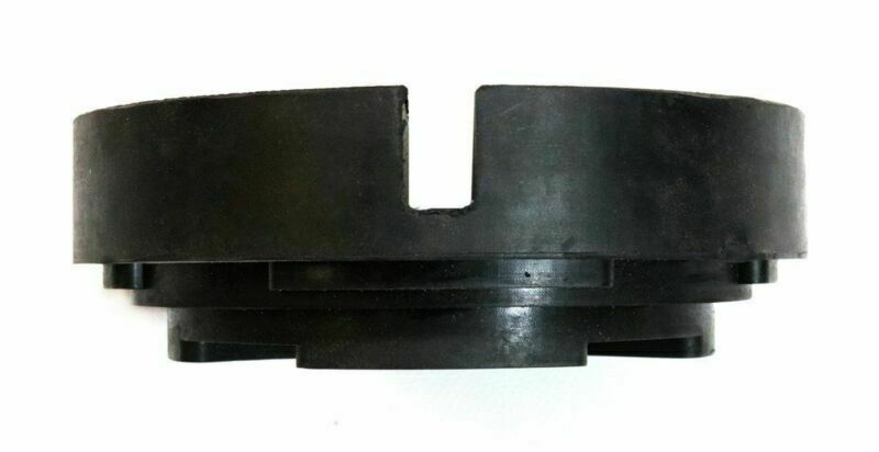 1xCross Slotted Frame Rail Floor Jack Disk Rubber Pad for Pinch WeldSide JackPad