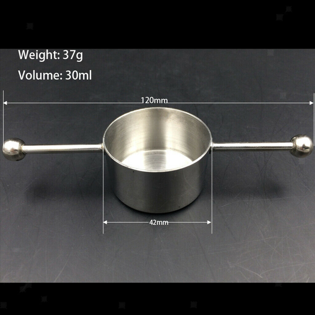 1PC Bar Craft   Stainless Pourer Drinks Spirit Measure Jigger Cup
