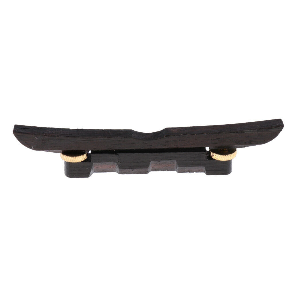 Adjustable Ebony Wood Mandolin Bridge Great Replacement