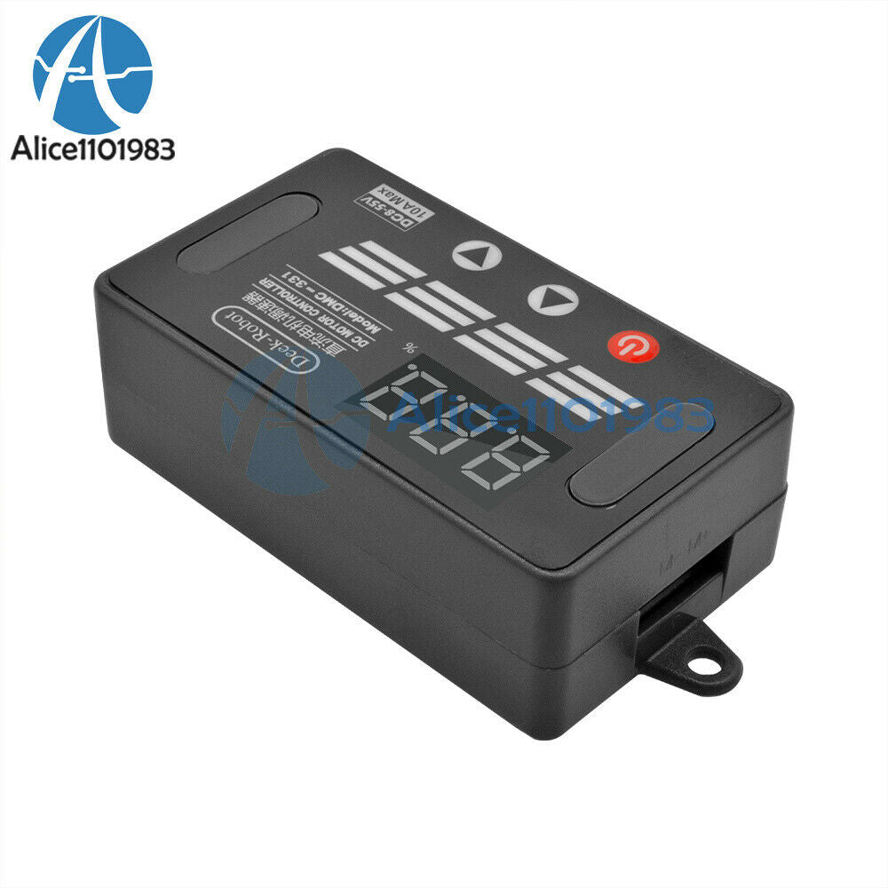 DMC-331 Max 10A PWM Regulator DC Motor Speed Control Switch Controller DC 8-55V
