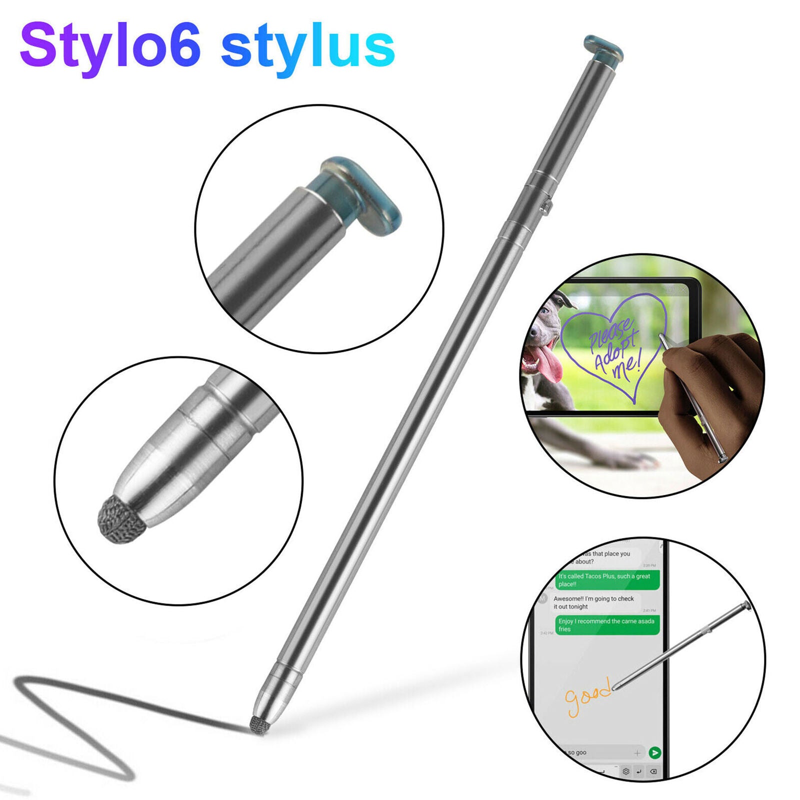 Phone Stylus Capacitive Pen Touch Pen For LG Stylo 6 Q730TM Q730VS Q730CS