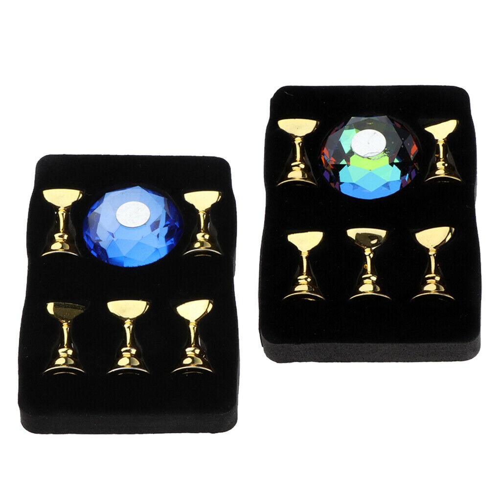 12 Pieces Chess Shaped  Nail Art Tip Holder Stand