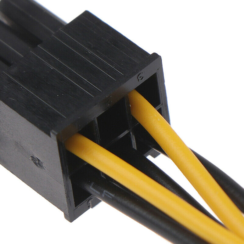 SATA Power Cable 15 Pin To 6 Pin PCI-E Sata Graphics Converter Adapter ^.l8