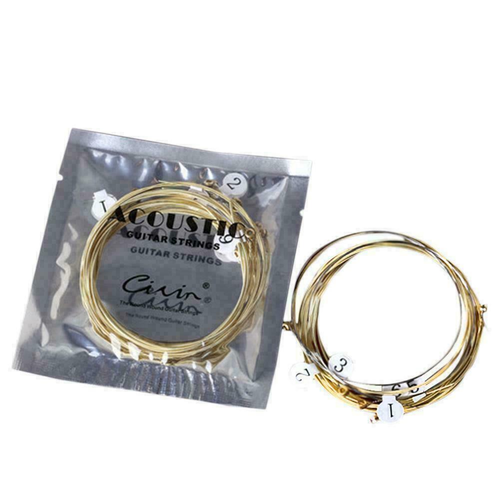 Lots 6PCS Acoustic Guitar Strings Set Phosphor Bronze&Steel Strings Accessoriess