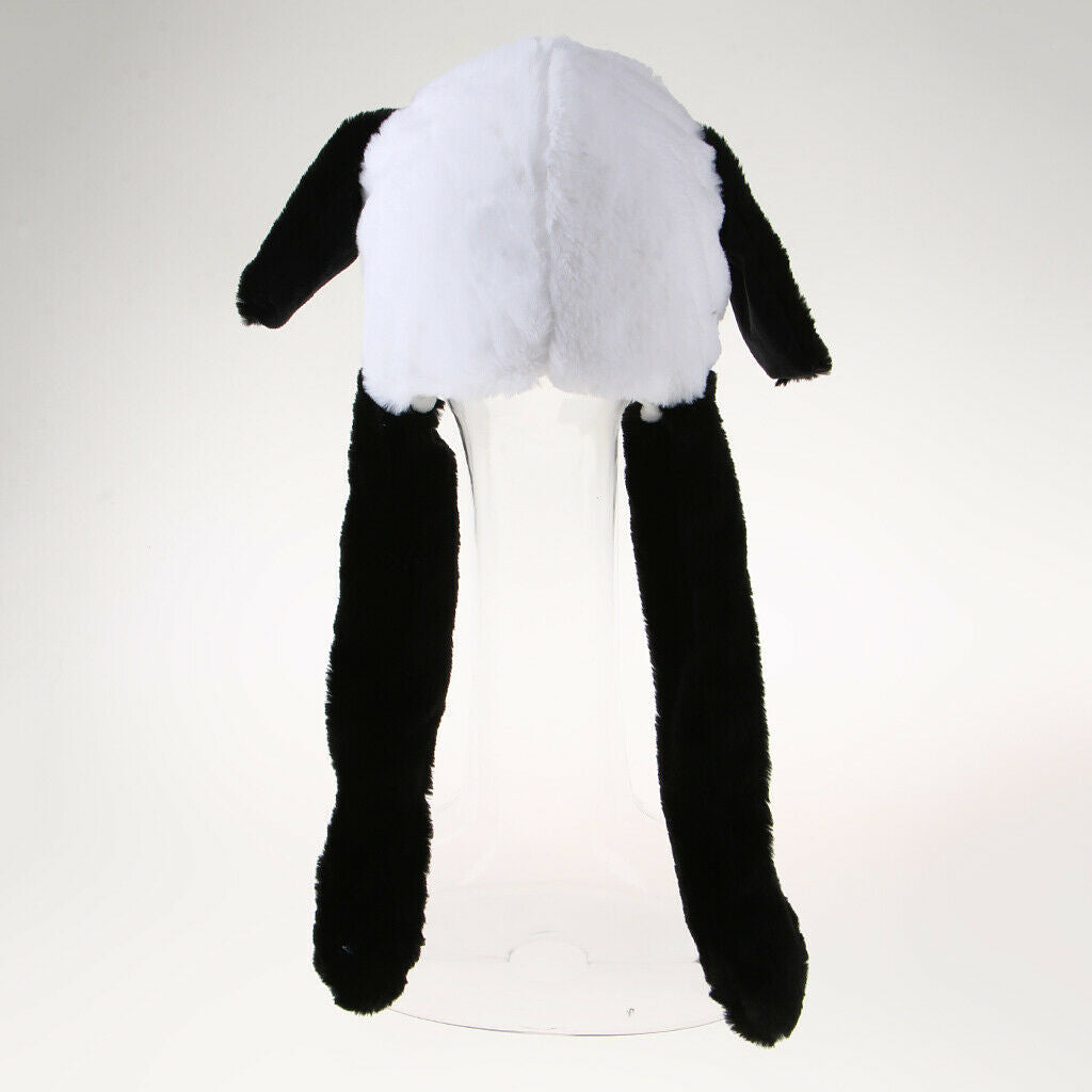 Winter warm cartoon animal hat plush beanie fluffy hooded cute caps
