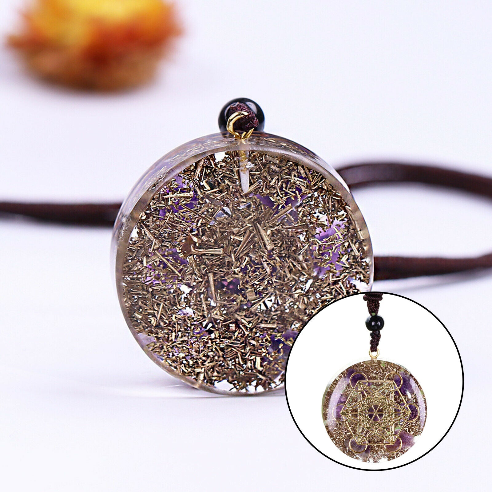 Fashion Natural Energy Pendant Amulet Meditation Tool Brings Good Luck