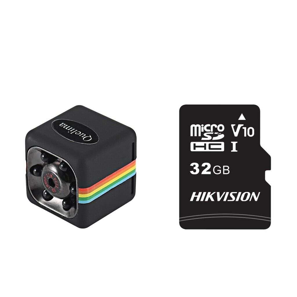1080P HD Video WIFI Tiny Motion Car Security Home Camera w/Memory Card 32GB