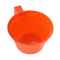 Food Grade PP Portable Water Mug Coffee Cup Camping Backpacking BBQ Orange