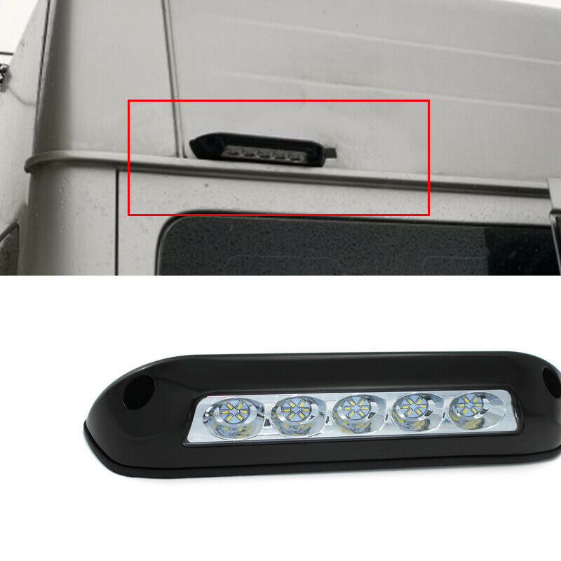 Car RV Marine Roof Dome Lamp Ceiling Lighting 12V White 5 LED Spotlights Lamp
