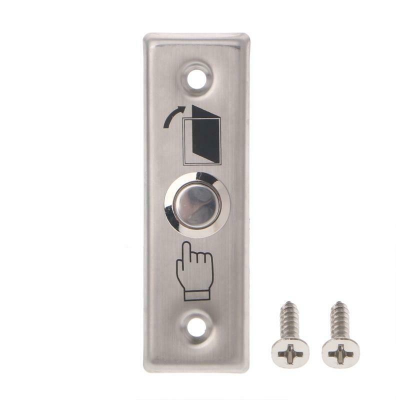 92x28mm Stainless Steel Doorbell Push Button Switch Touch Panel