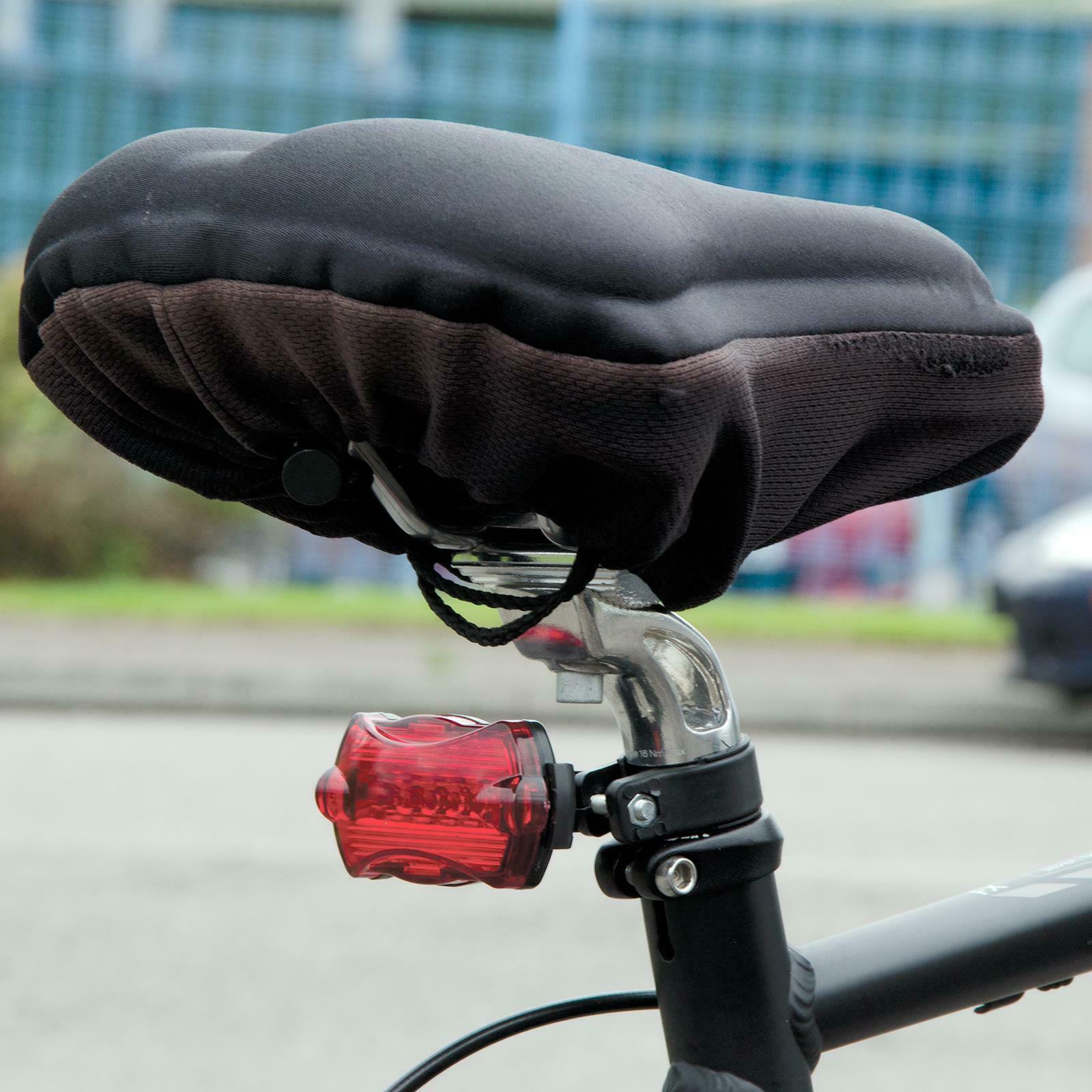 Silverline Bike Lights Cycle Front Rear Bicycle Multi-Function White Red 5 LED