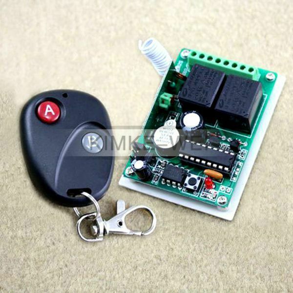 2 Channel Auto RF Wireless Remote Control Module 660 ft
