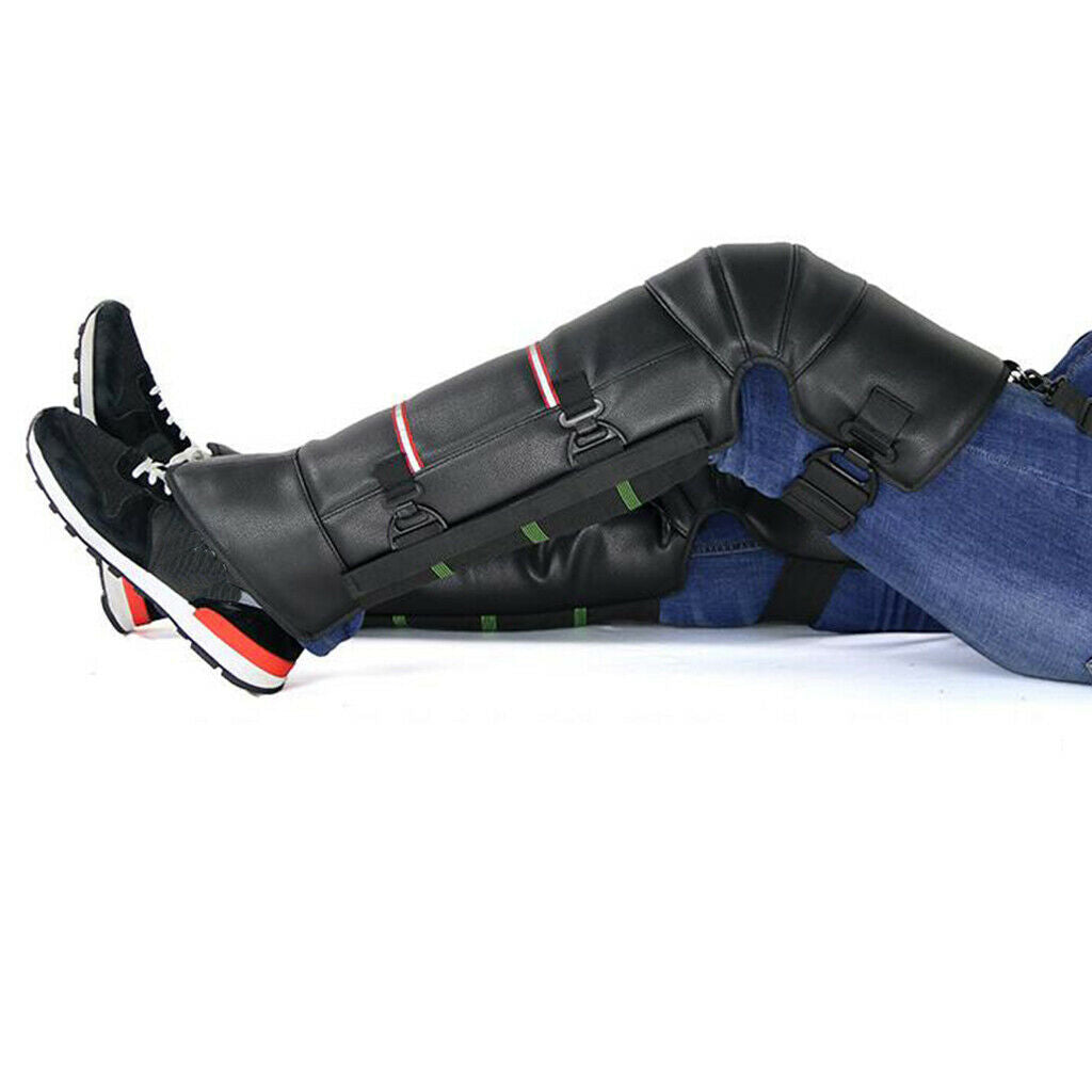 70cm Knee Leg Sleeve Warmers Plush Lining Kneepad Protector Adjustable