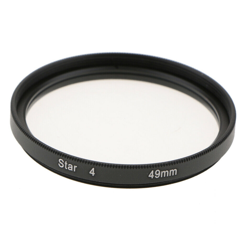 49mm Revolving 4 Point Star Lens Filter for Sony NEX Series 18-55