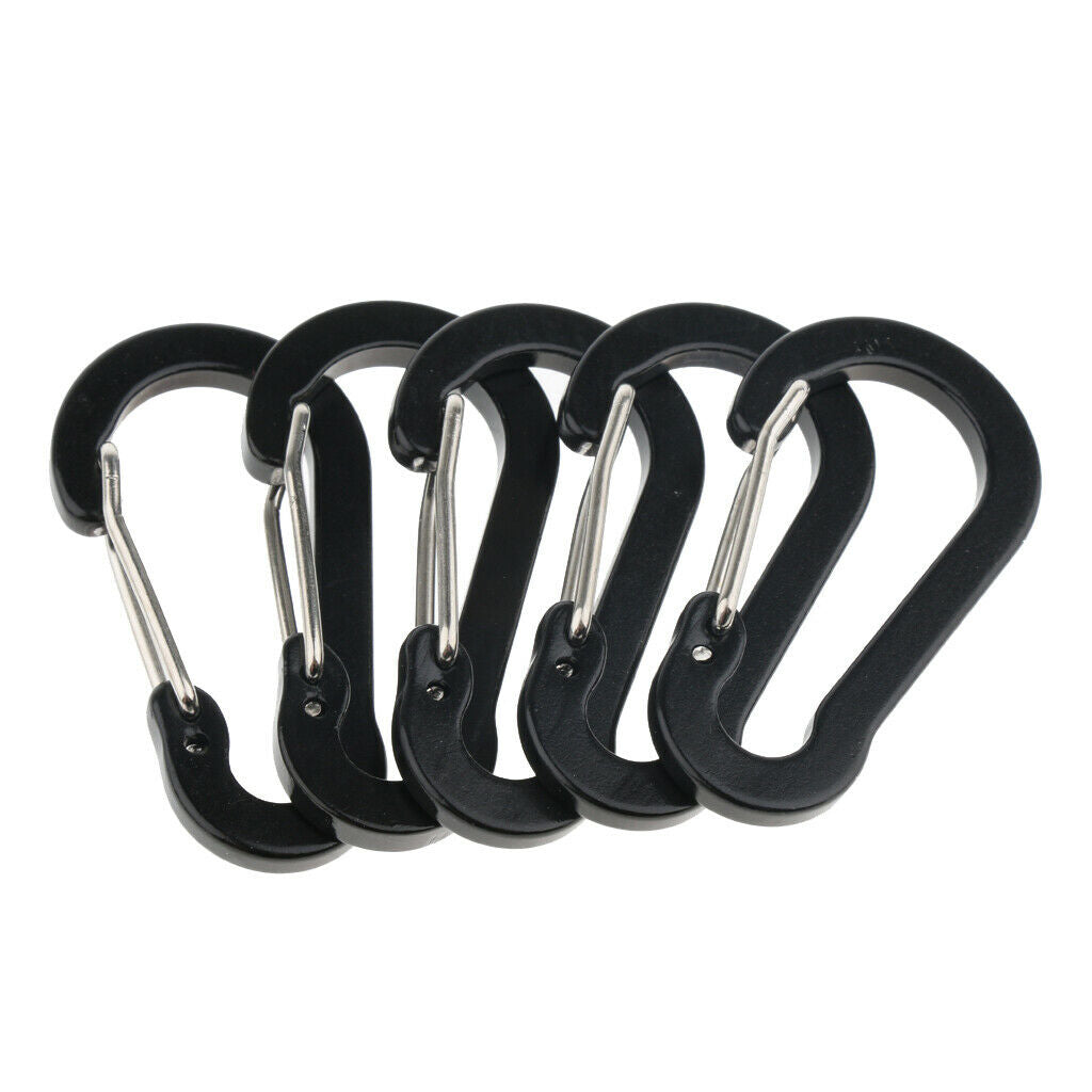 10 pcs Outdoor Camping Climbing Key Chain Buckle Water Bottle Flashlight Flask
