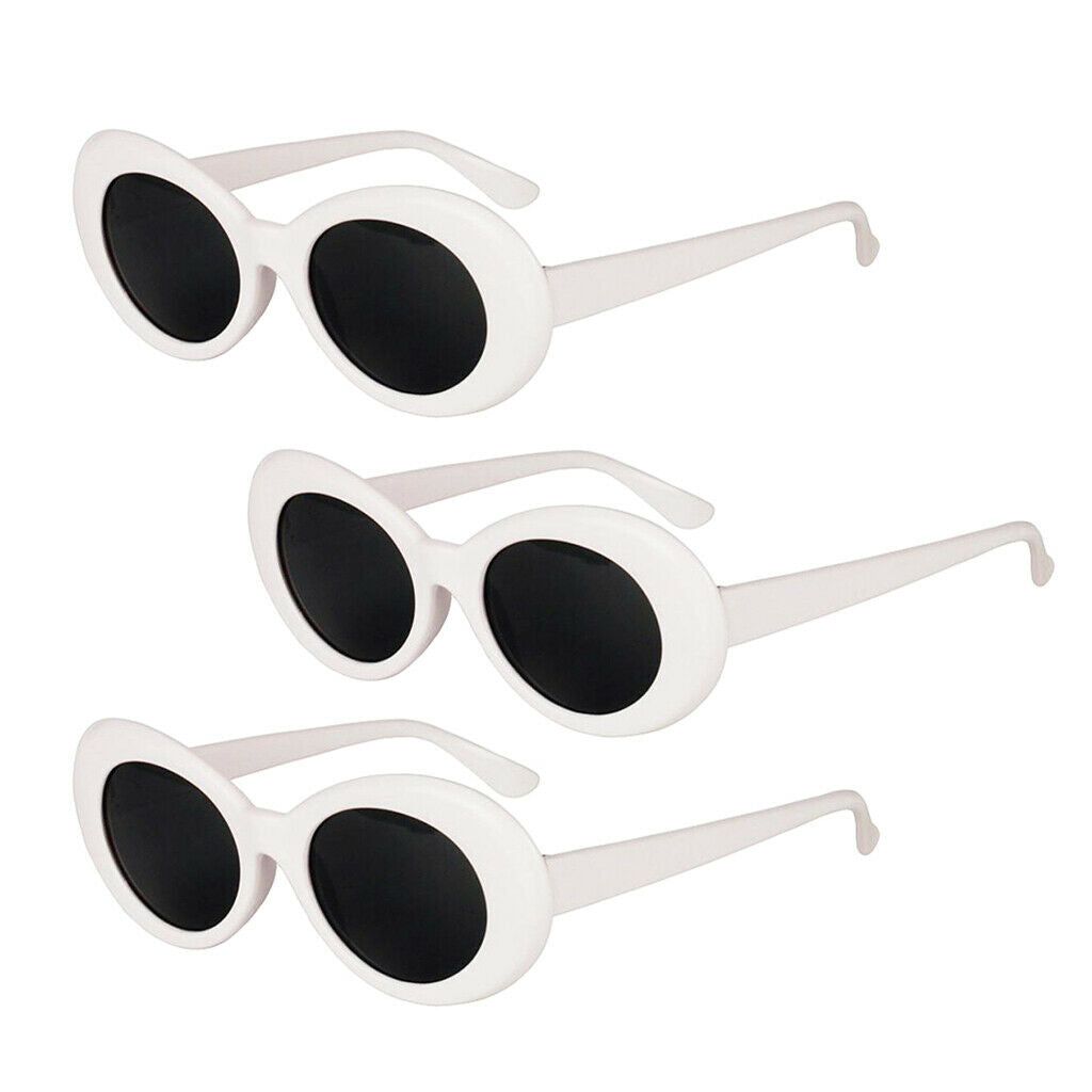 3 Pieces Lady Novelty Sunglasses Clout Goggles Shades Fancy Party Supplies
