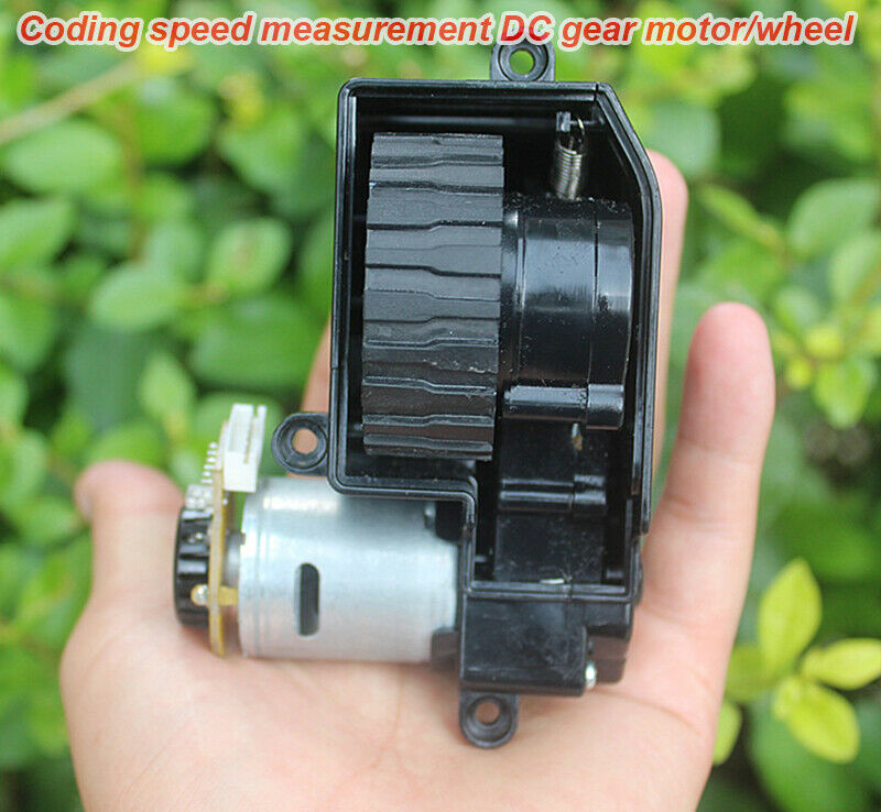 2pcs Coding Speed Measurement DC Deceleration Motor Wheels Sweeping Robot motor