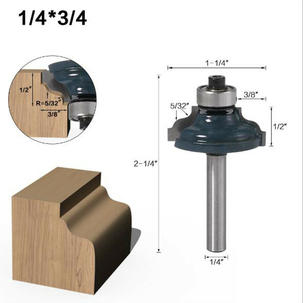 1/4" Shank Slotting Router Bit for woodworker Cemented Carbide  A