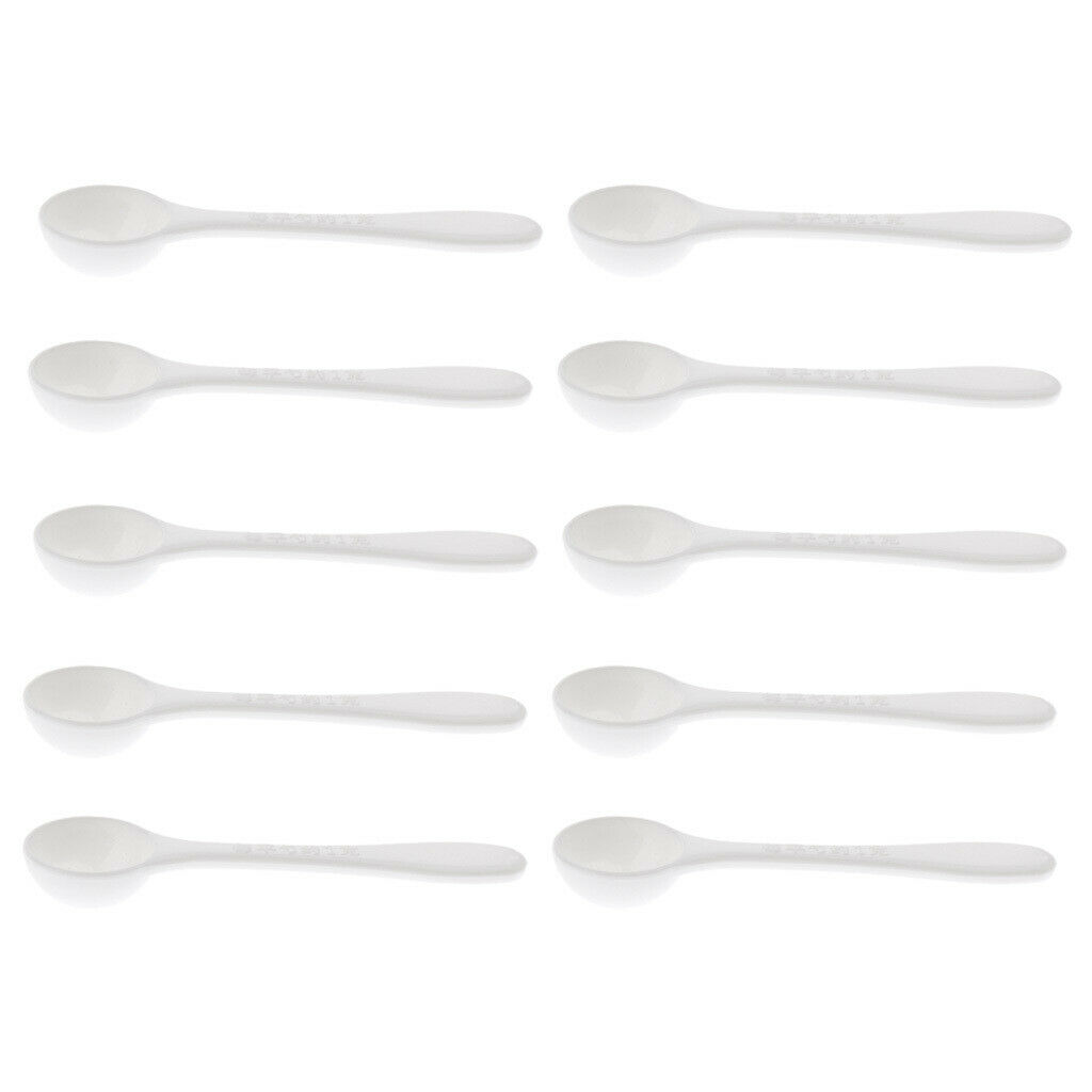 10 Count Pet Compound Feed Stuff Food Small Spoon 1g Spoons for Bird Parrot