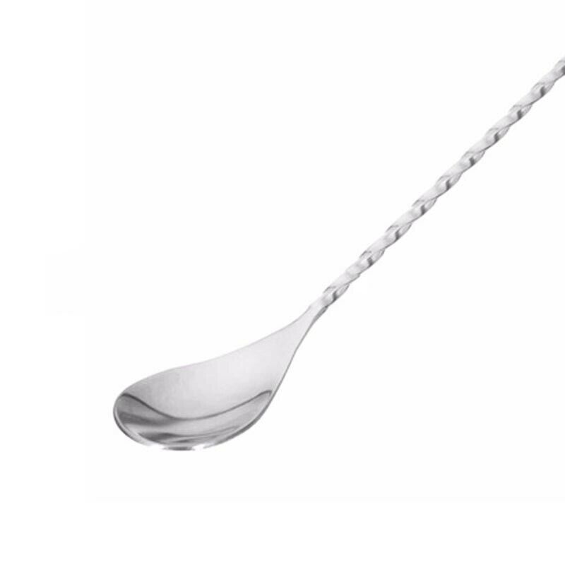 Twisted Mixing Spoon 27.5cm 11 Inch Mixing Spoon, Long Cocktail Spoon, Bar SpoS6