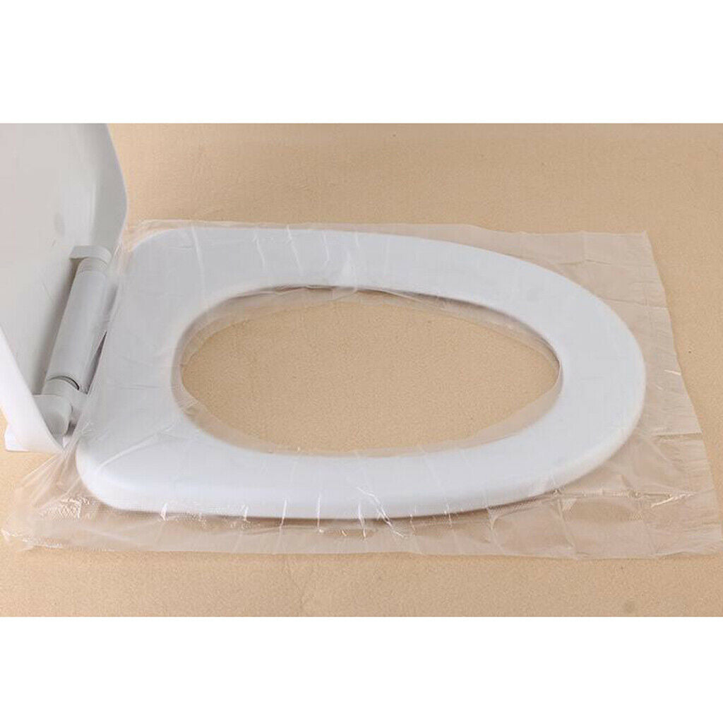2X 50 Pieces Travel Waterproof Toilet Seat Paper Covers Disposable Sanitary