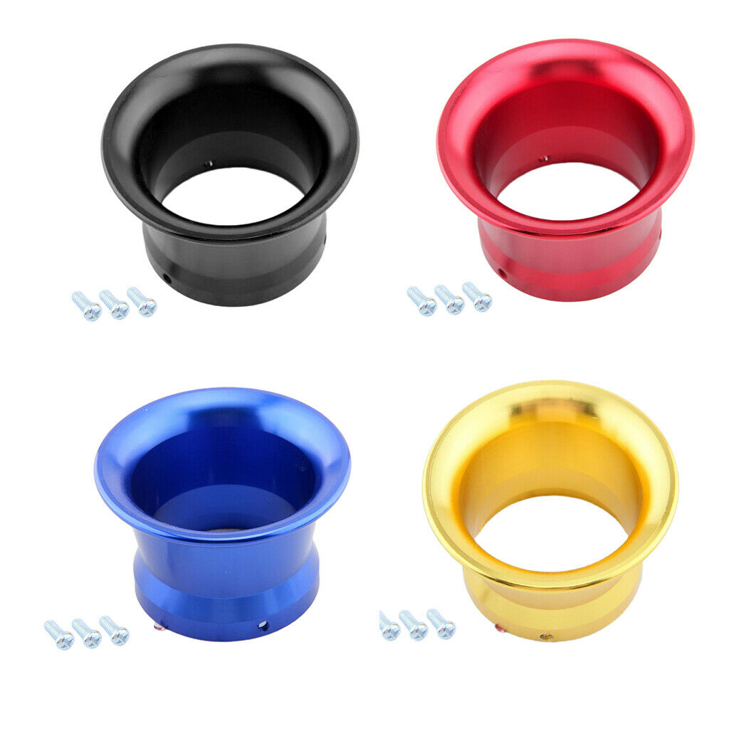 Pair 50mm Air Filter Velocity Stack Funnel for PWK24 ATV Carburetor 2inch