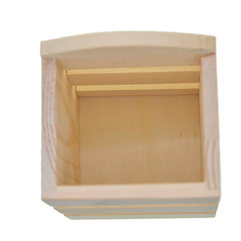 Pencil Holder, Square Pen Holder for Desk Kids Wood Pencil Organizer Container
