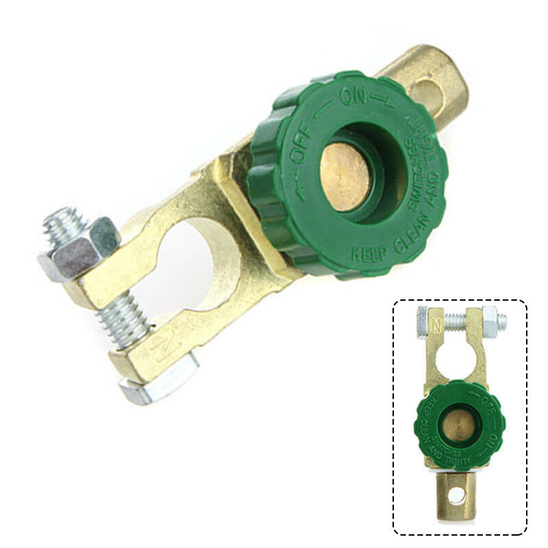 Car Battery Link Terminal Quick Cut-off Disconnect Master Kill Shut Switch Solid