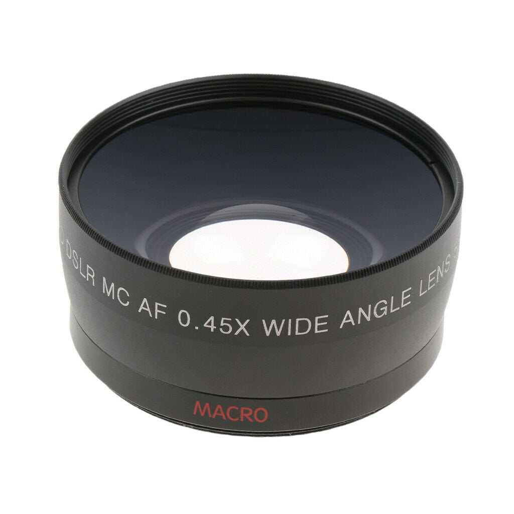 58mm 0.45x Wide Angle Lens with Macro for Canon 110D 550D T1i T2i T3i XSi